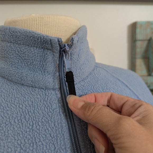 AMTAC Light Blue "Washington DC" Heavy Weight Fleece Jacket - Picture 4 of 12